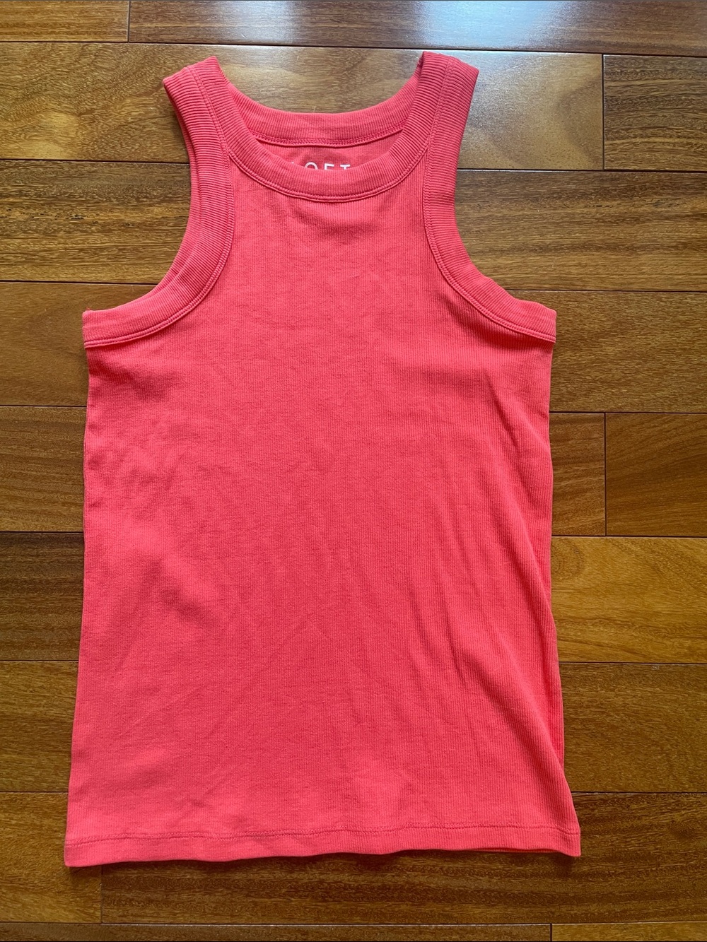 LOFT Coral Pink Tank Top